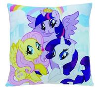 Fun House 712530 My Little Pony Coussin Carré pour Enfant Polyester 35 x35 x 15 cm, Pas de Variation