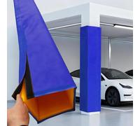 Coussin Carrée pour Poteau De Basket-Ball, Rembourrage De Protection De 71" De Haut, Protections De Poteaux De Basket en Mousse À 4 Côtés pour La Protection Joueurs(Blue,2PC Diameter 7x7 inch)