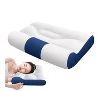 Coussin cervical - Coussin orthopédique favorisant le sommeil - Soulage la pression - Pour le dos, le sommeil, le lieu de travail, les voyages, la voiture, l'avion, la chambre à coucher, les hommes et