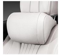 Coussin Cervical De Voiture pour Toyota RAV 4 Non-Hybrid 2019-2024, Nuque Doux Conduite Sangle RéGlable D'Appui-TêTe Housse Amovible Respirante Accessoires,E/White