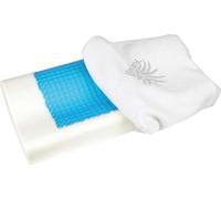 Coussin cervical mousse à mémoire de forme - Coussin de soutien "gel insert" - 60x30x10/7cm