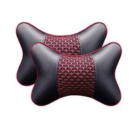 Coussin Cervical SièGe Avant pour Jeep Compass II 2017-2023, Appui-TêTe De Appuie Tete Respirant Souple Nuque Soutie Cervicales Support Accessoires,A-Black-Red