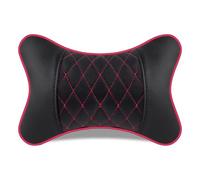 Coussin Cervical SièGe Avant pour Mitsubishi Triton Double Cab Chassis, Appui-TêTe De Appuie Tete Respirant Souple Nuque Soutie Cervicales Support Accessoires,B-Black-Red