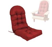 Coussin Chaise À Bascule Dossier Haut avec Attaches pour Fauteuil Jardin | Imperméables et AntidéRapants Coussins de Siège pour Patio Porche Rocker Chairs Cushions