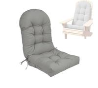 Coussin Chaise À Bascule Dossier Haut avec Attaches pour Fauteuil Jardin | Imperméables et AntidéRapants Coussins de Siège pour Patio Porche Rocker Chairs Cushions