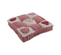 Coussin chaise - coeur rouge