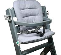 Coussin Chaise Haute Bebe Confort Timba ¿ Assise Bebe 2 Pièces En Coton, Certifié Oeko-Tex Standard 100, Lavable En Machine, Rembourré Et Doux ¿ Gris