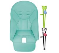 Coussin Chaise Haute Bébé, Réducteur De Siège Pour Chaise Haute, Housse Chaise Haute Pour Bébé En Cuir PU, Avec Baguettes D'entraînement, Coussin Pour Chaise Salle À Manger Pour Enfant