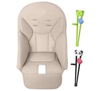 Coussin Chaise Haute Bébé, Réducteur De Siège Pour Chaise Haute, Housse Chaise Haute Pour Bébé En Cuir PU, Avec Baguettes D'entraînement, Coussin Pour Chaise Salle À Manger Pour Enfant