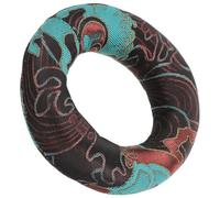 Coussin Chantant Rond Portable en Tissu pour Bols Népalais et Cristal | Structure Creuse Stable, Surface Antidérapante Fine, du Bruit, Usage Yoga Studios et Pelouses Extérieures