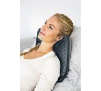 Beurer HK 48 Cosy Coussin chauffant pour canapé, 36 x 47 x 1 cm, respirant, 3 puissances, chauffage ultra rapide, lavable, Oeko-Tex, arrêt automatique 90 min, couleur gris