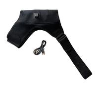 Coussin chauffant, 3 réglages de chaleur réglables, prise USB | masseur électrique pour épaules, pour homme et femme, portable, compact, idéal pour le dos et les épaules, 47 x 34 cm