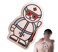 Coussin chauffant activé par l'air - Coussin chauffant à coller - Patch chauffant au design de dessin animé avec dos autocollant - Les pansements chauffants naturels activés par l'air durent jusqu'à