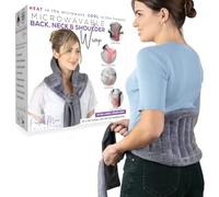 Coussin chauffant à micro-ondes pour soulager les douleurs dans le bas du dos - Coussin chauffant humide pour le cou et les épaules, les crampes, les coussinets chauffants au micro-ondes de 180,3 cm,