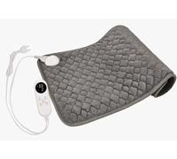 Coussin Chauffant avec Arrêt Automatique, 60x30cm Coussin Chauffant Cervicales avec Niveaux de Chauffage 25-55°C, Minuterie 1-12H, Flanelle Cristal Allongée, Coton de Soie épaissi, Grand écran LED