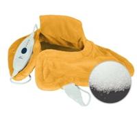 Coussin chauffant avec microbilles - Jaune Hydas