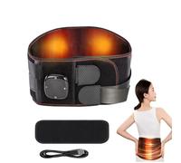 Coussin Chauffant, Ceinture Lombaire Chauffante avec Massage Coussin Chauffant Dos avec 3 Modes De Massage et 5 Niveaux de Température Ceinture Massante Chauffante pour Genoux,Cou,Pieds et Hanches