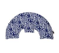 Coussin chauffant cervical Confort Zone Graines de lin Blanc et bleu