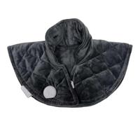 Coussin Chauffant Cervical Électrique avec Télécommande LCD, Fermoir D’extension, 5 Niveaux de Chauffage (40-60°C) pour Cou, Épaules et Dos, Arrêt Auto, Lavable en Machine, 55 * 45CM, Gris Foncé