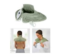 Coussin chauffant cervicales avec microbilles - Vert Hydas