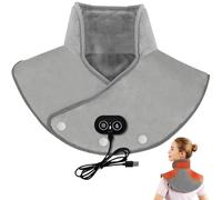 Coussin Chauffant Cervicales, Masseur Dos Et Cervicales, 3 Niveaux De Chaleur, Masseur Cervical 3 Niveaux De Vibration, Coussin Chauffant Cervicales ArrêT Auto, Coussin Chauffant Cadeau Pour Femmes