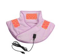 Coussin chauffant chauffant au micro-ondes | Châle chauffant électrique USB Chauffant Épaulière Chauffante Écharpe Wrap Wrap Wrap 3 Niveaux de chaleur Portable Cou pour Bureau Voyage Taille