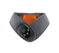 Coussin chauffant chauffant avec 5 niveaux de chaleur - Coussin électrique pour cou avec massage vibrant - Pour femmes, hommes âgés, maison, travail, relaxation quotidienne, climat froid, sommeil