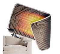 Coussin Chauffant - Couverture Chauffante Douce, Coussins Chauffants Électriques 3 Niveaux De Température Réglables, Câble De Données D'extension Inclus, Coussin De Confort Chaud Pour Les Jambes, Les