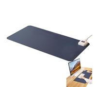 Coussin Chauffant de Bureau | Sous-main chauffant | Tapis de Bureau Chaud Électrique à Température RÉGLABLE | Bloc d'écriture de bureau, 3 heures d'arrêt automatique, tampon pour le bureau