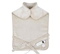 LIVOO - Coussin chauffant dos et cervicales DOS218C - 100 W, 60x90 cm, flanelle, lavable 30° - crème