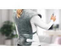 ProfiCare Coussin chauffant PC-RNH3107 pour nuque, épaules et dos, chauffage rapide, 3 niveaux, Gris