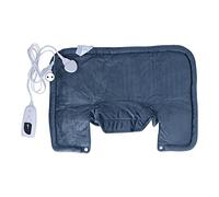 Coussin Chauffant électrique 6 Niveaux de Température Coussin Chauffant Doux et Chaud pour les épaules du Cou (Gris foncé)