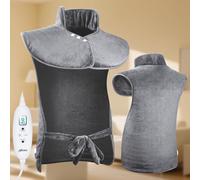 Coussin Chauffant Electrique 60 x 100 cm Coussin Chauffant Dos avec Arrêt | 【Grand coussin chauffant pour tout le dos, les épaules et la nuque】Que ce soit pour vous réchauffer en hiver ou.