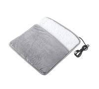 Coussin chauffant électrique à chargement USB, chauffe-pieds universel en peluche douce lavable, chauffe-pieds domestique pour homme et femme