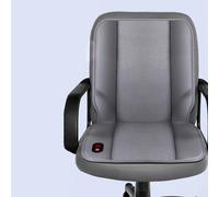 Coussin Chauffant Electrique avec 3 Niveaux de Chaleur et 5 Modes de Massage, Tapis Chauffant pour Chaise avec Capteur de Pression, Heating Pad de Siège pour L'hiver(Gray,Medium)