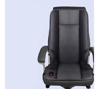 Coussin Chauffant Electrique avec 3 Niveaux de Chaleur et 5 Modes de Massage, Tapis Chauffant pour Chaise avec Capteur de Pression, Heating Pad de Siège pour L'hiver(Black,Large)