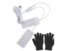 Coussin chauffant électrique - Chauffage alimenté par USB, film chauffant portable, tapis chauffant flexible, coussin léger pour les mains, feuille basse tension, dispositif d'économie d'énergie |