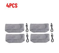 Coussin Chauffant Électrique Cold-Verde,Ceinture Utérine Cold-Verde,Main,Taille,Wskins,Recharge Usb,Chauffe-Abdominal,3 Recycleurs,1-5 Pièces - Type Gray 4pcs