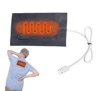 Coussin chauffant électrique - Coussin chauffant recharge USB 5V, tapis chauffant doux | Coussin de pour colonne lombaire, abdomen, cou, protection à froid pour