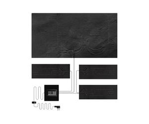 Coussin chauffant électrique en tissu - Ensemble de vêtements chauffants USB - Élément chauffant électrique USB étanche, coussinets chauffants en Film pour le Camping, l'extérieur et la nuit