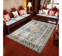 Coussin chauffant électrique, grand tapis chauffant électrique en cristal de carbone, tapis de sol chauffant, chauffe-pieds à chauffage rapide, chauffage d'espace(B,150x180cm)