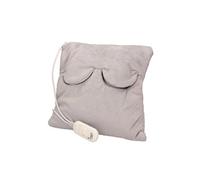 Adler Europe Coussin chauffant électrique AD 7403 – cou, dos & lombaires, lavable, 80 W, Blanc/Gris