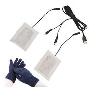 Coussin chauffant électrique - Réchauffement des mains 5 V | Élément thermique USB à chauffage rapide, insert chaud portable en fibre de carbone, équipement de confort de chauffage portable flexible p