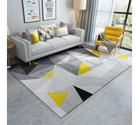 Coussin chauffant électrique, tapis chauffant en graphène, tapis chauffant, tapis de sol chauffant instantané et à température réglable pour chambre à coucher, salon, jeu et sommeil(D)