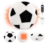 Coussin chauffant électrique USB en peluche pour soulager les douleurs menstruelles - Coussin chauffant en peluche pour soulager les crampes - Coussin chauffant électrique en forme de football pour