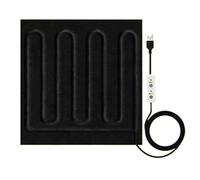 Coussin chauffant électrique USB - Tapis de graphène en fibre de carbone, couverture chaude portable, patch thermique électrique | 5 V 9 W voyage voiture bureau literie coussin pied relaxant corps