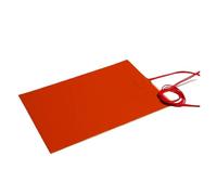 Coussin chauffant en caoutchouc de Silicone, 1 pièce, 12V 24V 220V, plaque d'élément dégivrage 60x60MM 100x80MM 300x150MM(220v 30w 120x50mm)