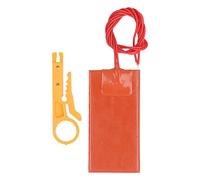 Coussin chauffant en caoutchouc de silicone - Tapis chauffant flexible 12 V 15 W avec élément en fil d'alliage -chrome - Résistance maximale de 250 degrés Celsius - Isolation