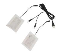 Coussin chauffant en fibre de carbone - Tapis chauffant électrique 5 V, doublure de gants chauffants USB, enveloppe thermique portable de type fendu | Fournitures chauffantes pour le ski, l'escalade