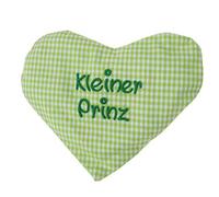 Coussin chauffant en forme de cœur avec inscription en anglais « Happy Birthday »